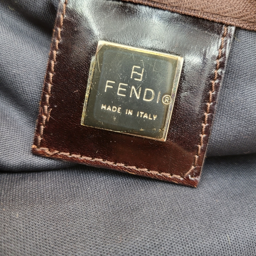 FENDI Zucca Canvas One Shoulder Crossbody Bag,, Authentic.!!! - Picture 9 of 16